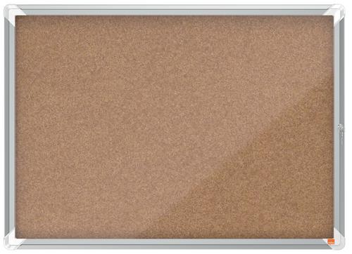 Nobo Cork Lockable Notice Board 8xa4 924x668mm 1915326 Fusion Office