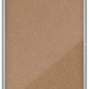 Nobo Cork Lockable Notice Board 9xa4 709x970mm 1902564 Fusion Office