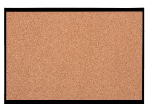 Nobo Cork Noticeboard 585x430mm Black Frame 1903776 Fusion Office