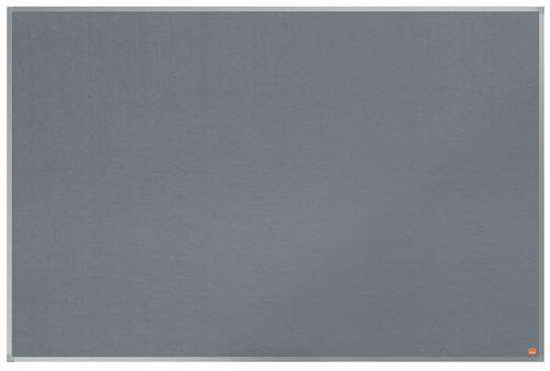 Nobo Essence Felt Notice Board 1500x1000mm Grey 1915546 Fusion Office