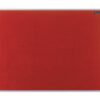 Nobo Essence Felt Noticeboard 1200x900mm Red 1904067 Fusion Office