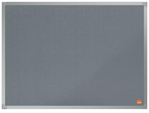 Nobo Essence Felt Noticeboard 600x450mm Grey 1915204 Fusion Office