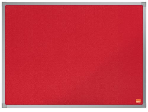 Nobo Essence Felt Noticeboard 600x450mm Red 1915202 Fusion Office