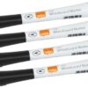 Nobo Glide Whiteboard Fine Tip Markers Black 1915392 Pack 4 Fusion Office