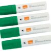 Nobo Glide Whiteboard Large Markers Green Chisel 1915391 Pack 4 Fusion Office