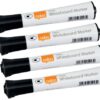 Nobo Glide Whiteboard Markers Bullet Black 1915264 Pack 10 Fusion Office