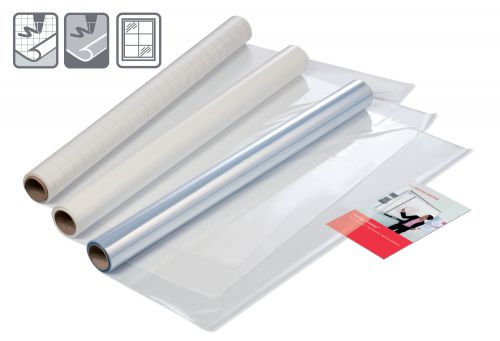 Nobo Instant Whiteboard Clear Sheets 600x800mm 1905158 Roll Fusion Office