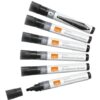 Nobo Liquid Ink Whiteboard Markers Bullet Black 1915377 Pack 10 Fusion Office