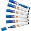 Nobo Liquid Ink Whiteboard Markers Chisel Blue 1915383 Pack 10 Fusion Office