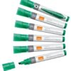 Nobo Liquid Ink Whiteboard Markers Chisel Green 1915385 Pack 10 Fusion Office