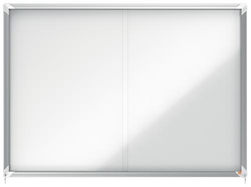Nobo Magnetic Lockable Notice Board 18xa4 1355x970mm 1902571 Fusion Office