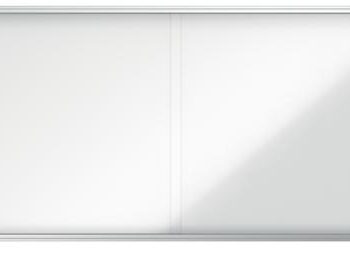 Nobo Magnetic Lockable Notice Board 27xa4 2000x970mm 1902572 Fusion Office