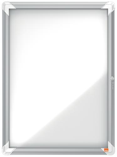 Nobo Magnetic Lockable Notice Board 4xa4 494x668mm 1902557 Fusion Office