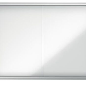 Nobo Magnetic Lockable Notice Board 8xa4 625x668mm 1902569 Fusion Office