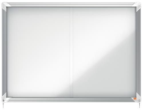 Nobo Magnetic Lockable Notice Board 8xa4 625x668mm 1902569 Fusion Office