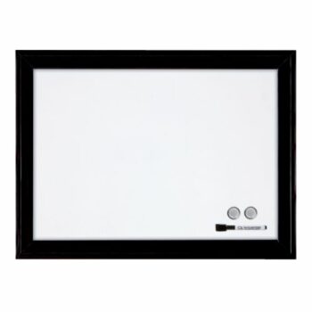 Nobo Magnetic Whiteboard Black Frame 585x430mm 1903785 Fusion Office