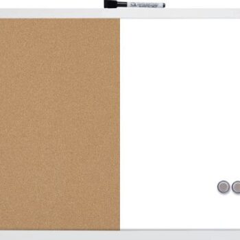 Nobo Magnetic Whiteboard Cork Noticeboard 585x430mm 1903784 Pack 4 Fusion Office