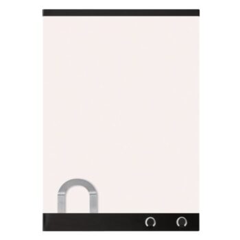Nobo Magnetic Whiteboard Noteclip 430x580mm White 1903859 Fusion Office