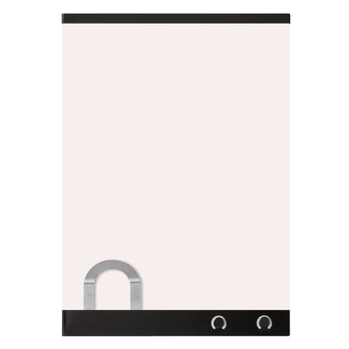 Nobo Magnetic Whiteboard Noteclip 430x580mm White 1903859 Fusion Office