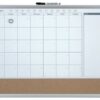 Nobo Magnetic Whiteboard Planner Corkboard 585x430mm 1903813 Fusion Office