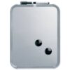 Nobo Magnetic Whiteboard Slim Frame 220x280mm Silver Qb05142cd Fusion Office