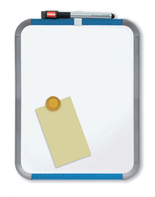 Nobo Magnetic Whiteboard Slim Frame 220x280mm White Qb05142astd Fusion Office
