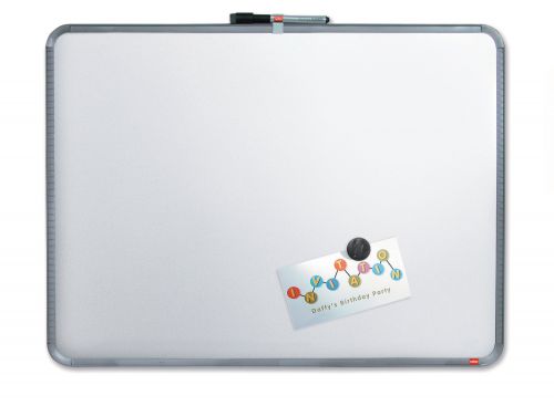 Nobo Magnetic Whiteboard Slim Frame 580x430mm Silver Qb05742c Fusion Office