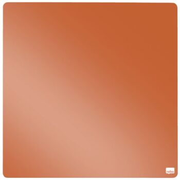 Nobo Magnetic Whiteboard Tile 360x360mm Orange 1915622 Fusion Office