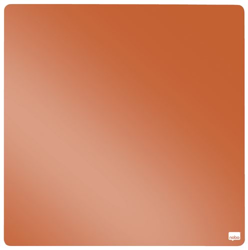 Nobo Magnetic Whiteboard Tile 360x360mm Orange 1915622 Fusion Office