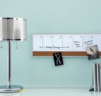 Nobo Magnetic Whiteboard Weekly Planner 585x190mm Grey 1903780 Fusion Office