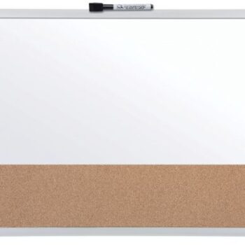 Nobo Magnetic Whiteboard With Corkboard 585x430mm 1903810 Fusion Office