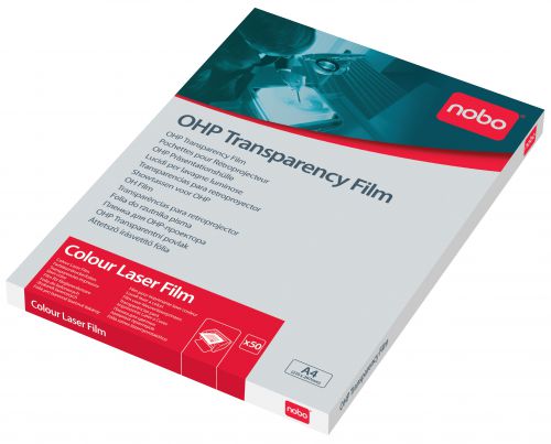 Nobo Ohp Film Colour Laser A4 Pack 50 33638782 Fusion Office