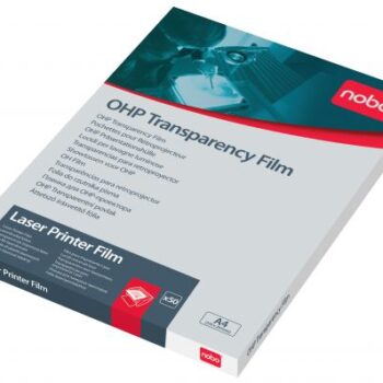 Nobo Ohp Laser Printer Film A4 Pack 50 33633740 Fusion Office