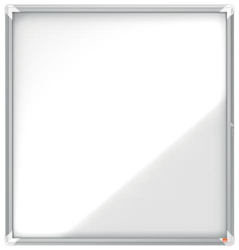 Nobo Outdoor Magnetic Lockable Notice Board 12xa4 924x970mm 1902581 Fusion Office