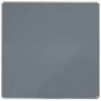 Nobo Premiumplus Felt Noticeboard 1200x1200mm Grey 1915197 Fusion Office