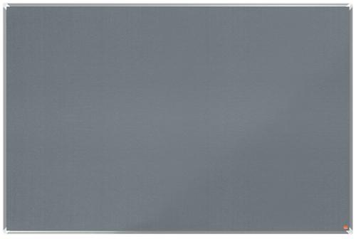 Nobo Premiumplus Felt Noticeboard 1800x1200mm Grey 1915199 Fusion Office