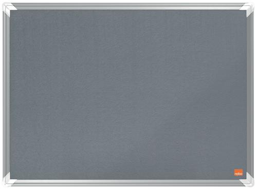 Nobo Premiumplus Felt Noticeboard 600x450mm Grey 1915194 Fusion Office
