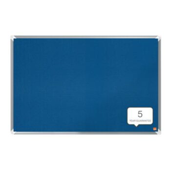 Nobo Premiumplus Felt Noticeboard 900x600mm Blue 1915188 Fusion Office