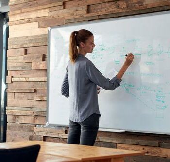Nobo Premiumplus Melamine Whiteboard 900x600mm 1915167 Fusion Office
