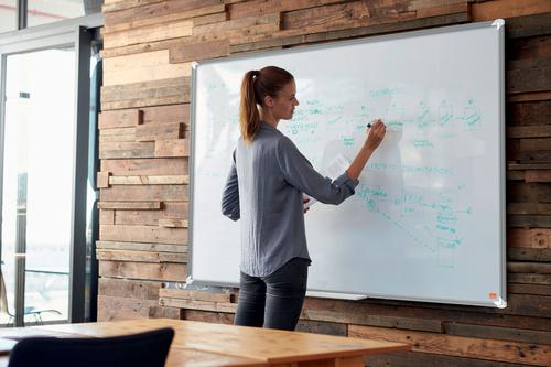 Nobo Premiumplus Melamine Whiteboard 900x600mm 1915167 Fusion Office