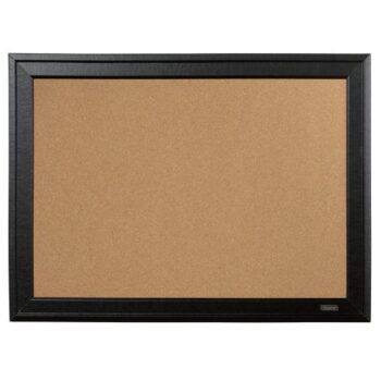 Nobo Small Cork Notice Board With Black Frame 585x430mm 1903922 Fusion Office