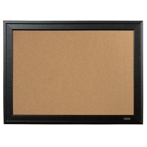 Nobo Small Cork Notice Board With Black Frame 585x430mm 1903922 Fusion Office