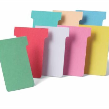 Nobo T Cards Size 1 Rose A110 Pack 100 2001008 Pack 5 Fusion Office