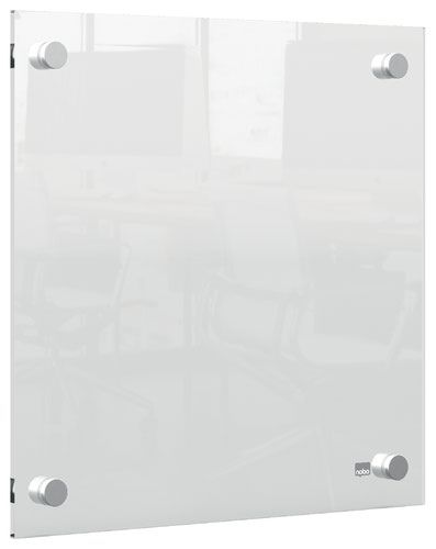 Nobo Transparent Acrylic 300x300mm Whiteboard Wall 1915619 Fusion Office