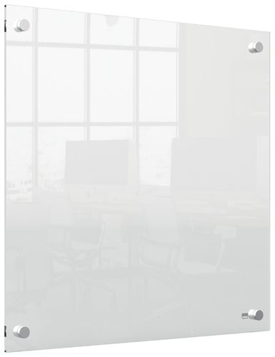 Nobo Transparent Acrylic 450x450mm Whiteboard Wall 1915620 Fusion Office