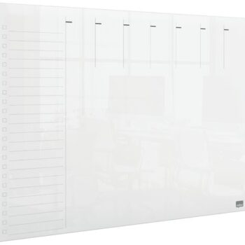 Nobo Transparent Acrylic A3 Whiteboard Weekly Planner 1915615 Fusion Office