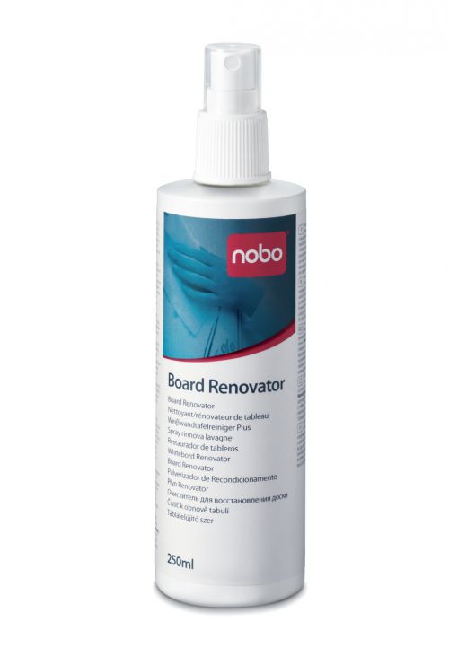 Nobo Whiteboard Cleaning Renovator Spray 250ml 1901436 Fusion Office