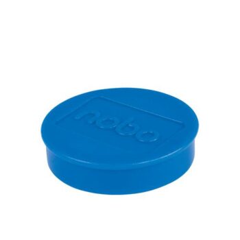 Nobo Whiteboard Magnets 38mm Assorted Blue 1915313 Pack 10 Fusion Office