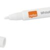 Nobo Whiteboard Pens White Fine Bullet 1915444 Pack 6 Fusion Office