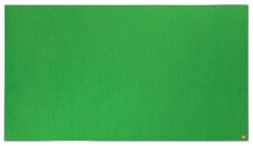 Nobo Widescreen Felt Noticeboard 1220x690mm Green 1915426 Fusion Office